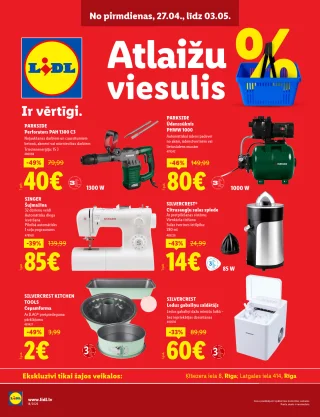 Lidl „Atlaižu viesulis” buklets: Lielākās atlaides - Lidl • Atlaižu viesulis