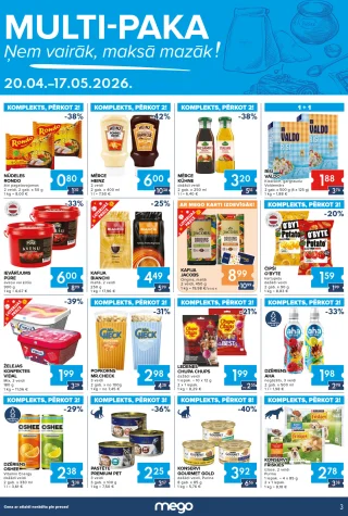  - Mego Multi-Paka piedāvājumi