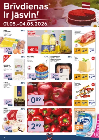 Mego • Brīvdienu akciju buklets