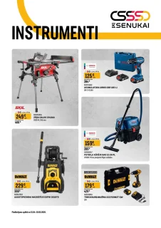 K Senukai • Instrumentu katalogs