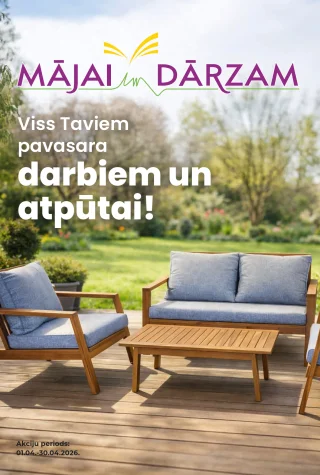 Mājai un dārzam akcijas buklets
