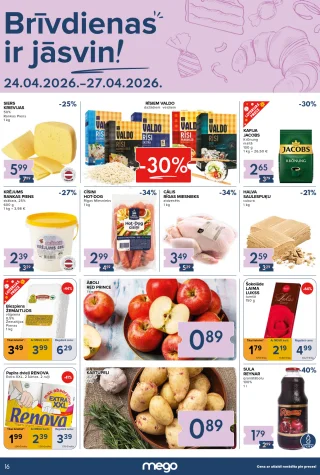 Mego Brīvdienu akcija