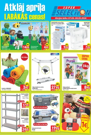 Super Selection akcijas buklets