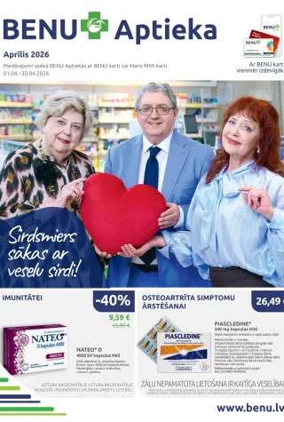 BENU Aptiekas akcijas buklets