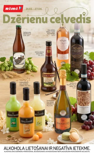 Rimi Dzērienu ceļvedis: Akcijas un piedāvājumi - Rimi • Dzērienu ceļvedis