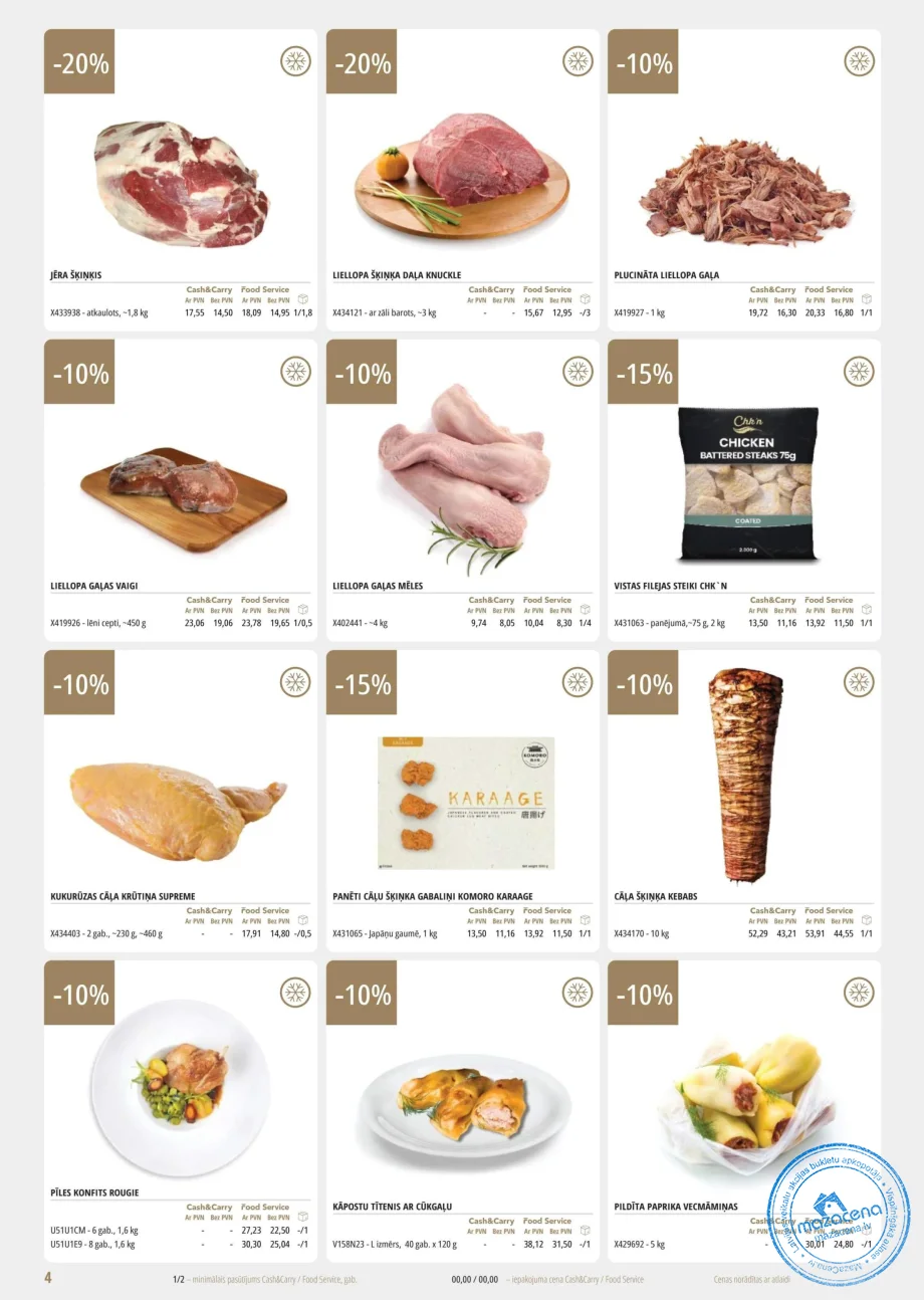 Буклет Promo Food Service 01.10.–02.11.2026, 4. lapa