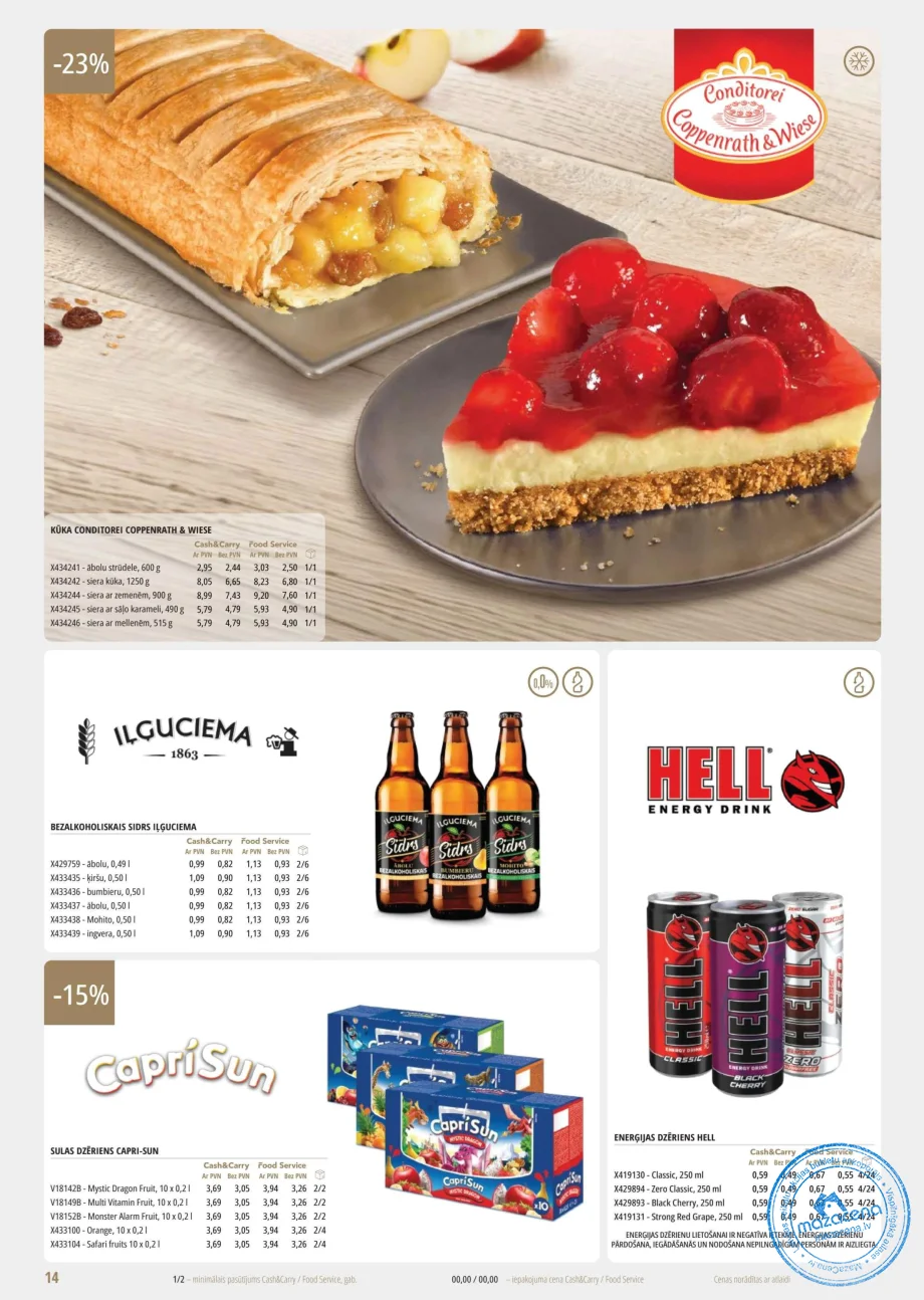 Буклет Promo Food Service 01.10.–02.11.2026, 14. lapa