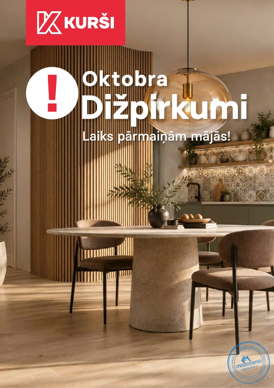 Kurši акционный буклет 01.10.–31.10.2026, 1. lapa