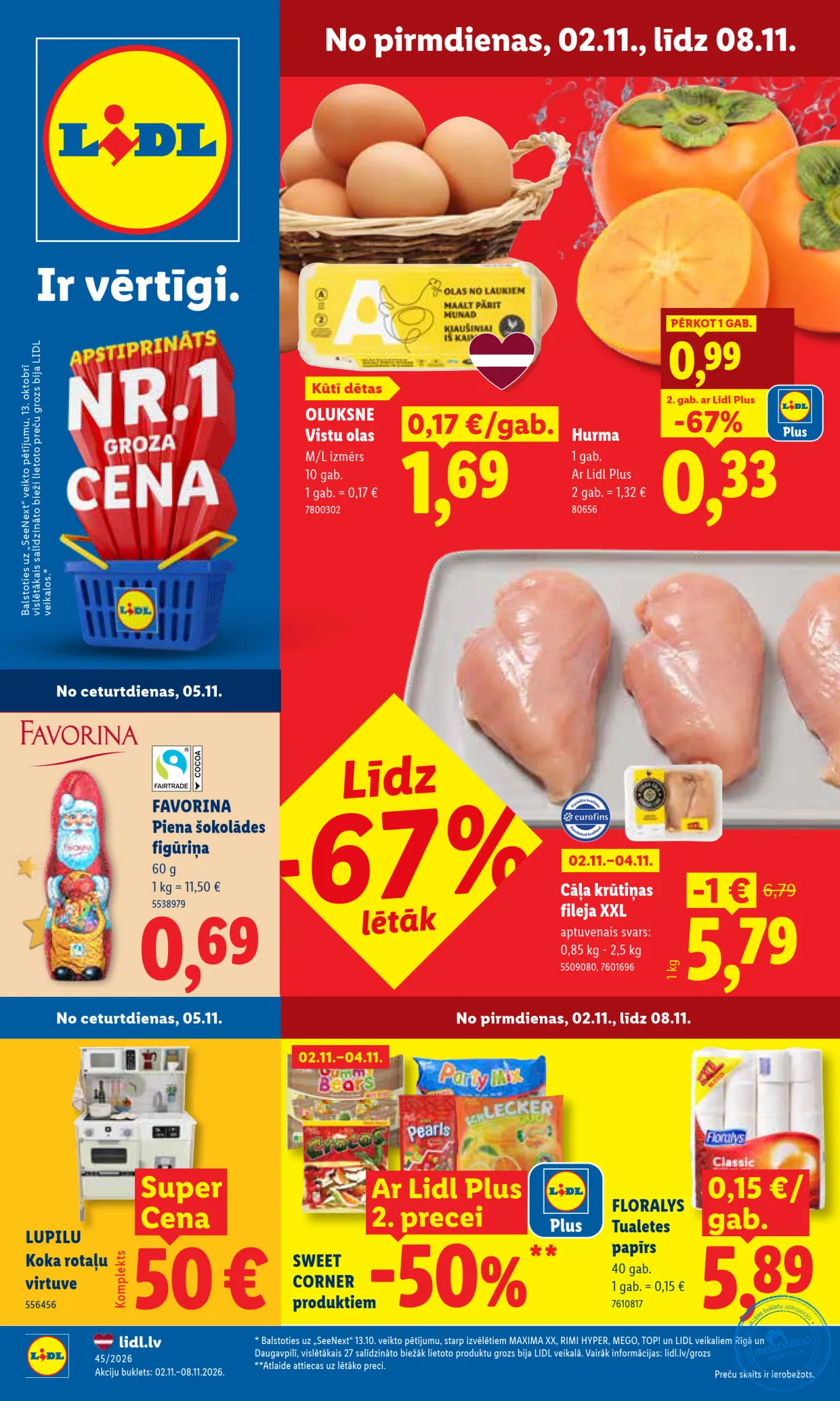 Lidl акционный буклет 02.11.–08.11.2026, 1. lapa