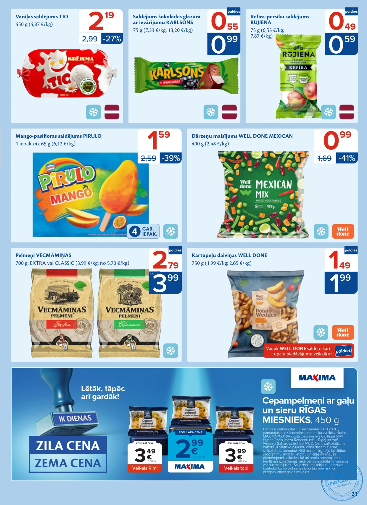 Maxima акционный буклет 27.10.–02.11.2026, 21. lapa