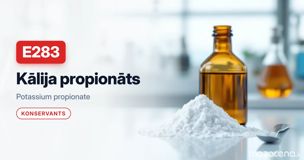 E283 пропионат калия: пропионат для продуктов с меньшим количеством натрия