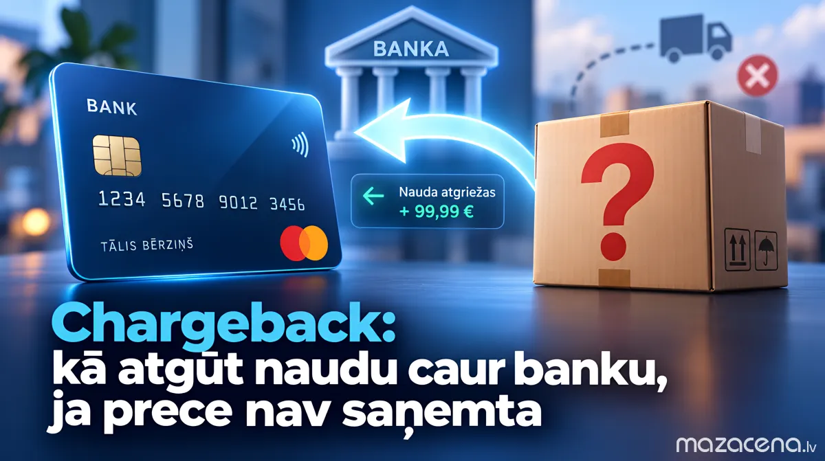 Chargeback: kā atgūt naudu caur banku, ja prece nav saņemta