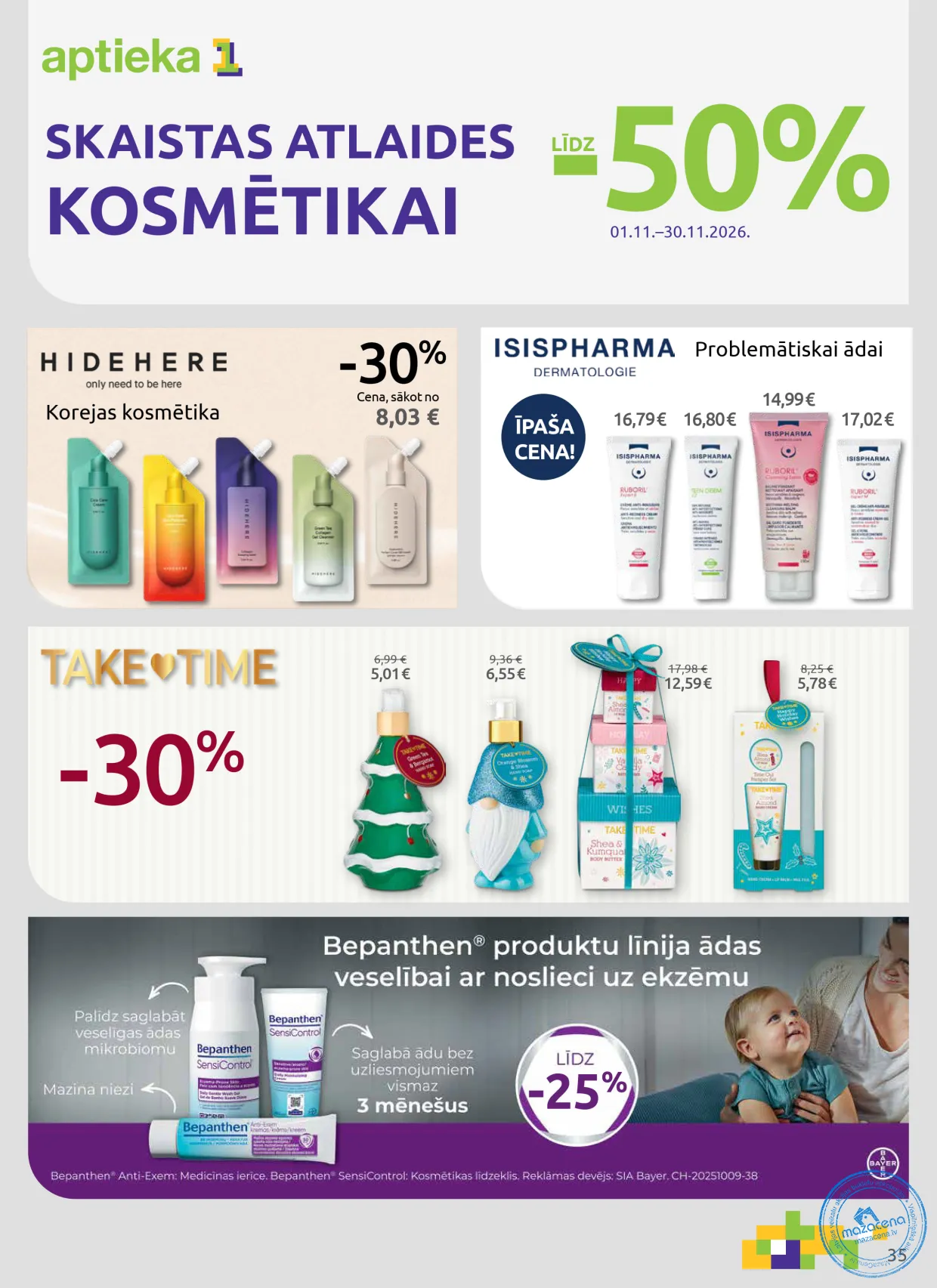 Aptieka1 акционная газета 01.11.–30.11.2026, 35. lapa
