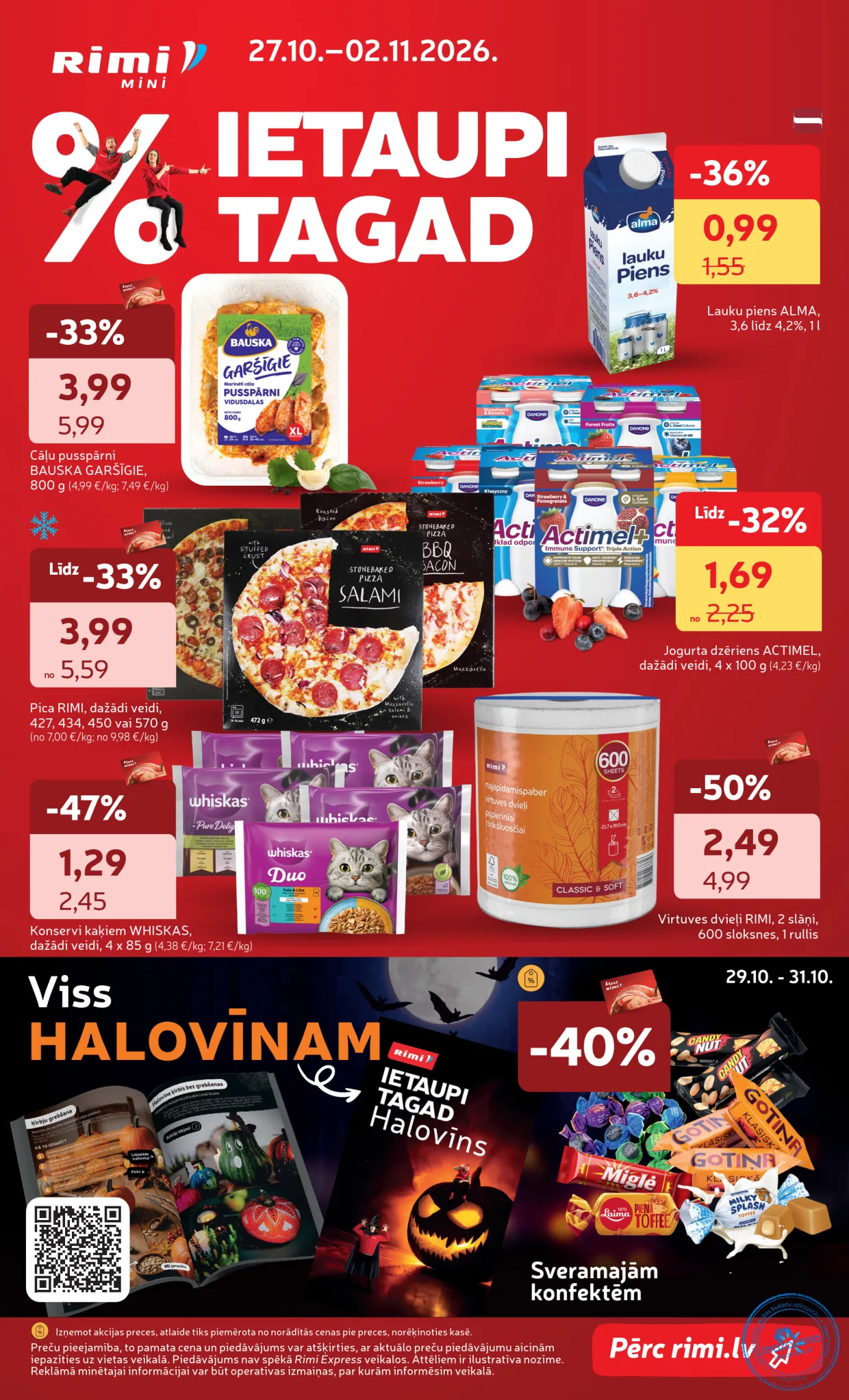Rimi Mini акционный буклет 27.10.–02.11.2026, 4. lapa