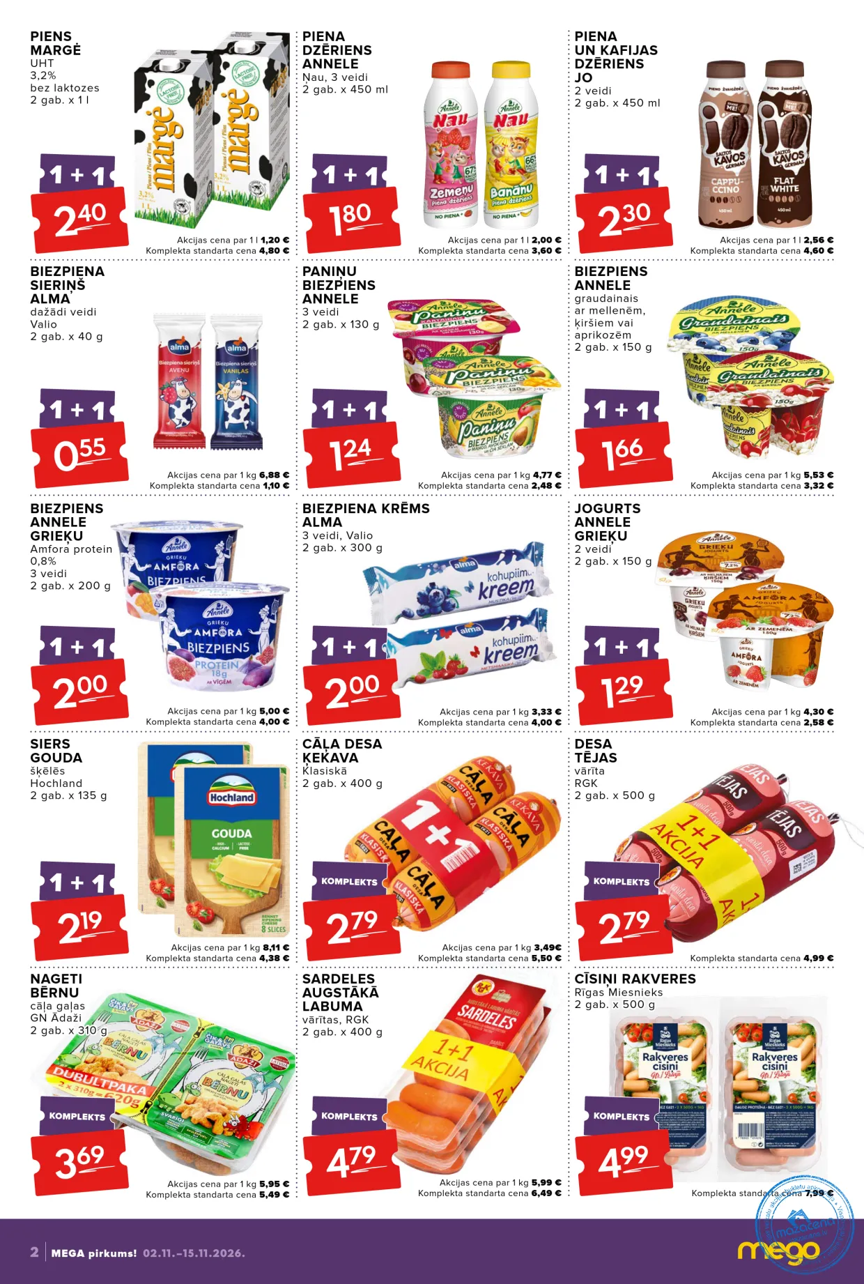 Mego mega pirkums 02.11.–15.11.2026, 2. lapa