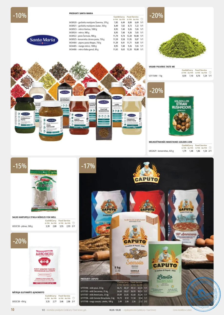 Буклет Promo Food Service 01.10.–02.11.2026, 10. lapa