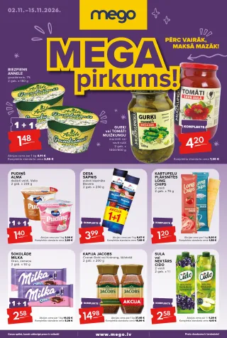 Mega pirkums Mego veikalā - Mego mega pirkums