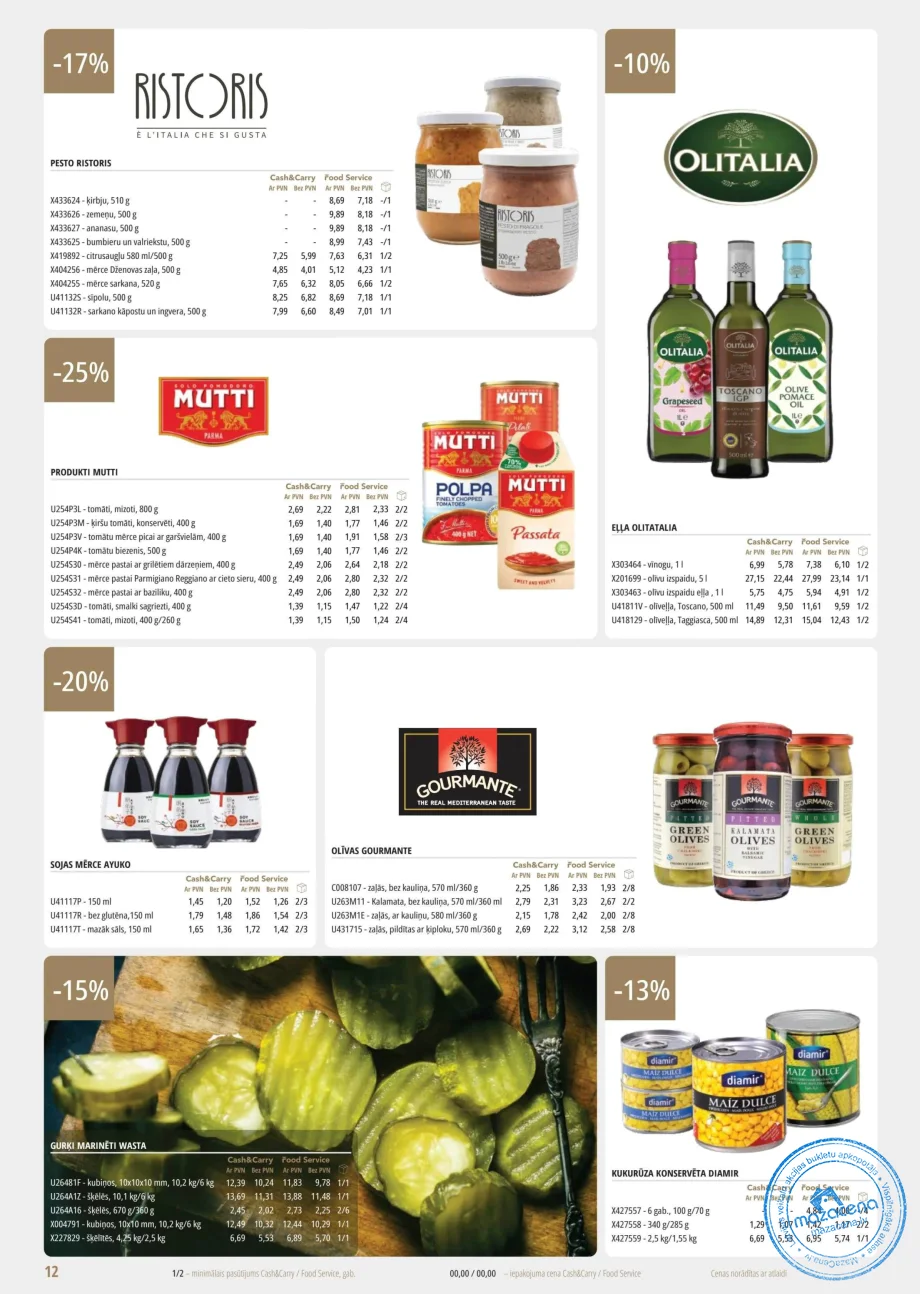 Буклет Promo Food Service 01.10.–02.11.2026, 12. lapa