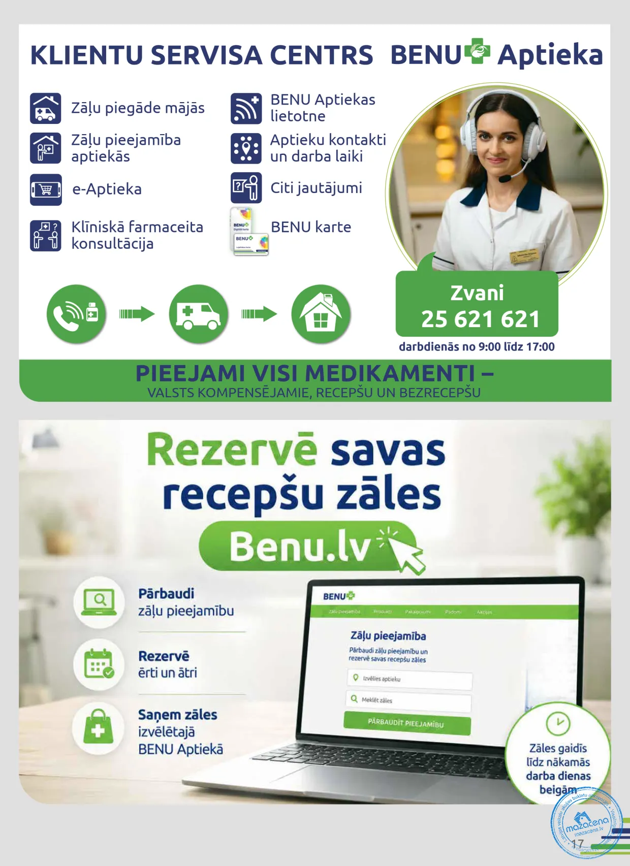 BENU Aptieka акционный буклет 01.11.–30.11.2026, 17. lapa