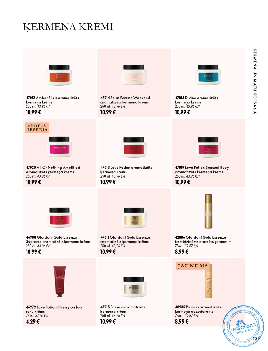 Oriflame Katalogs 07.10.–17.11.2026, 139. lapa