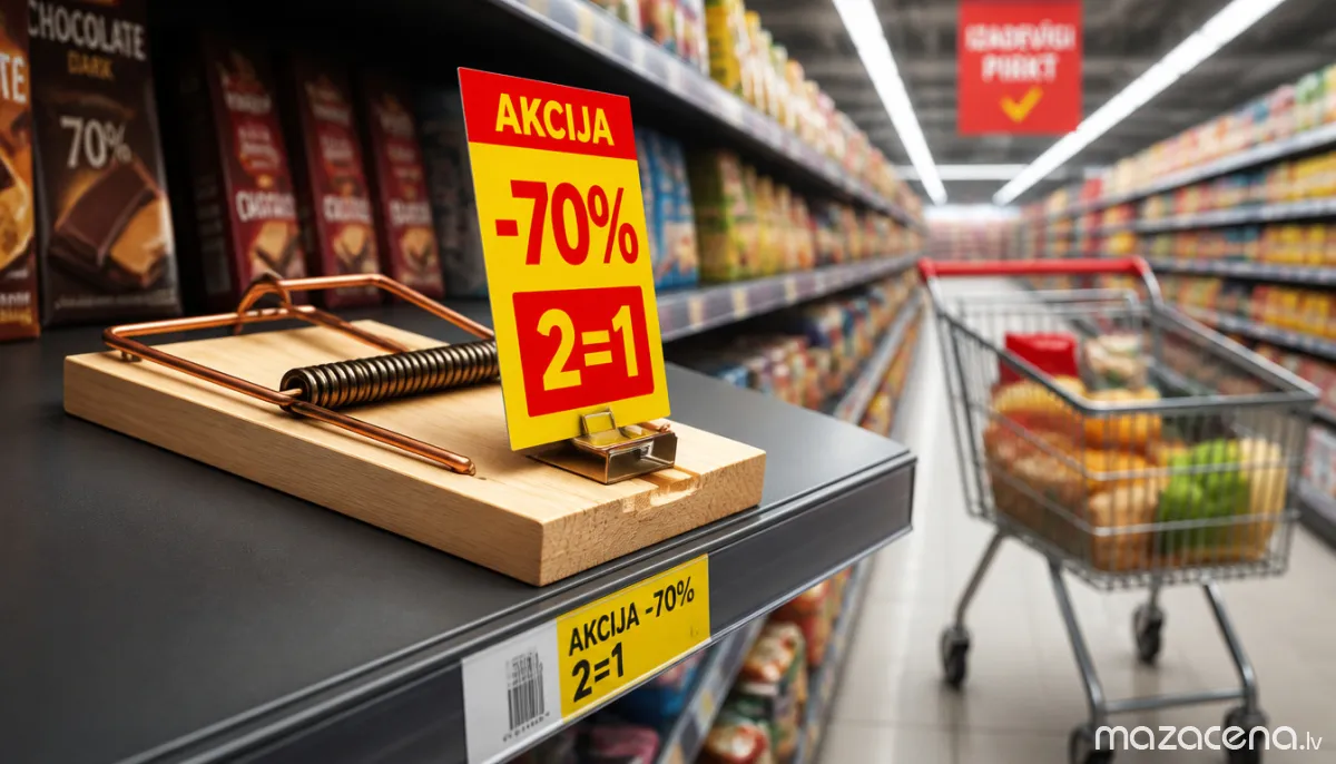 „Pērc 2, maksā 1“ un citas akciju lamatas: kā neuzķerties
