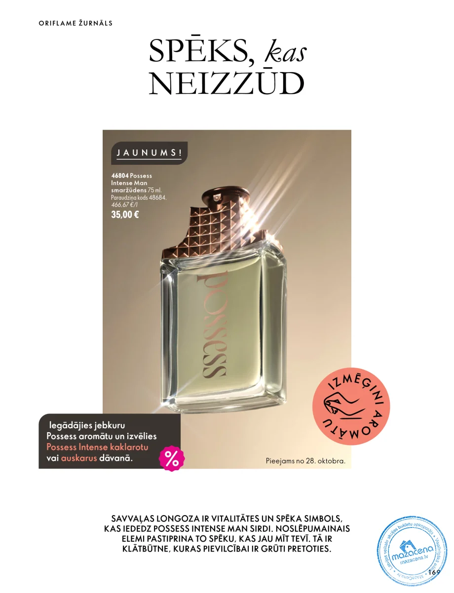 Oriflame Katalogs 07.10.–17.11.2026, 169. lapa