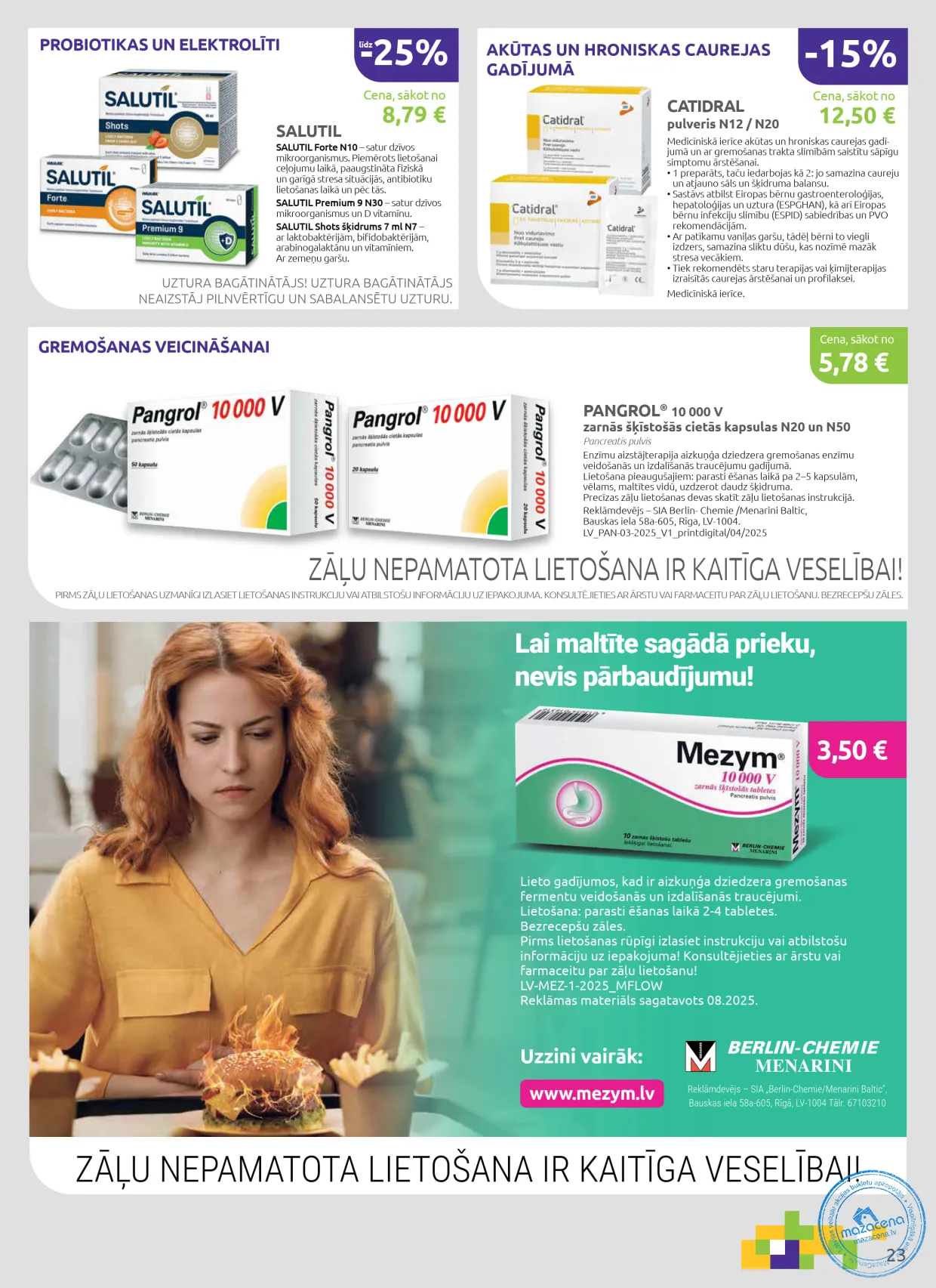 Aptieka1 акционная газета 01.11.–30.11.2026, 23. lapa