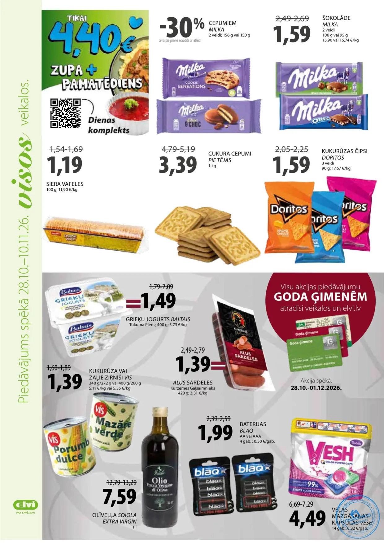 Elvi акционный буклет 28.10.–10.11.2026, 6. lapa