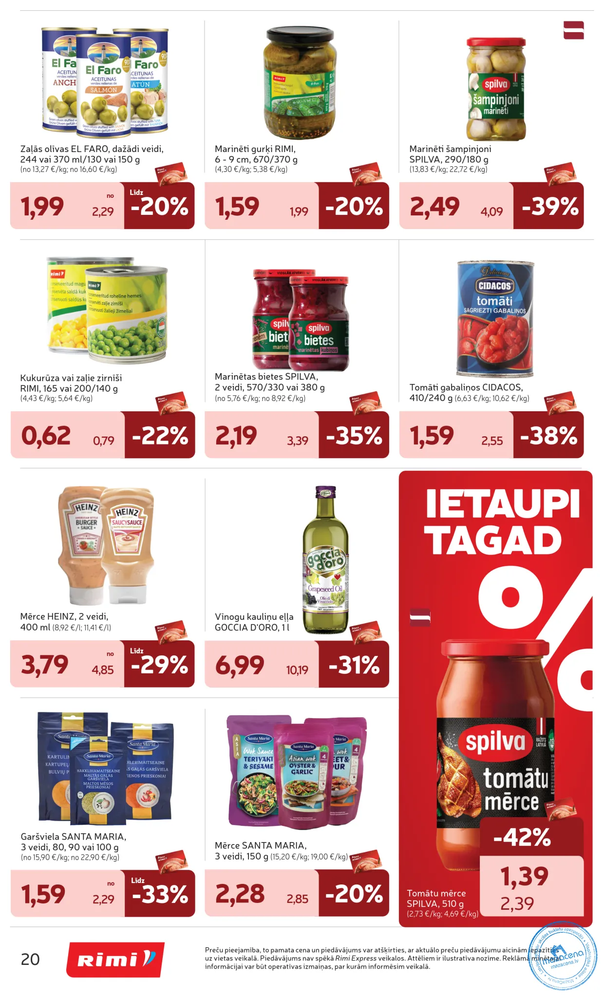 Rimi акционный буклет 27.10.–02.11.2026, 20. lapa