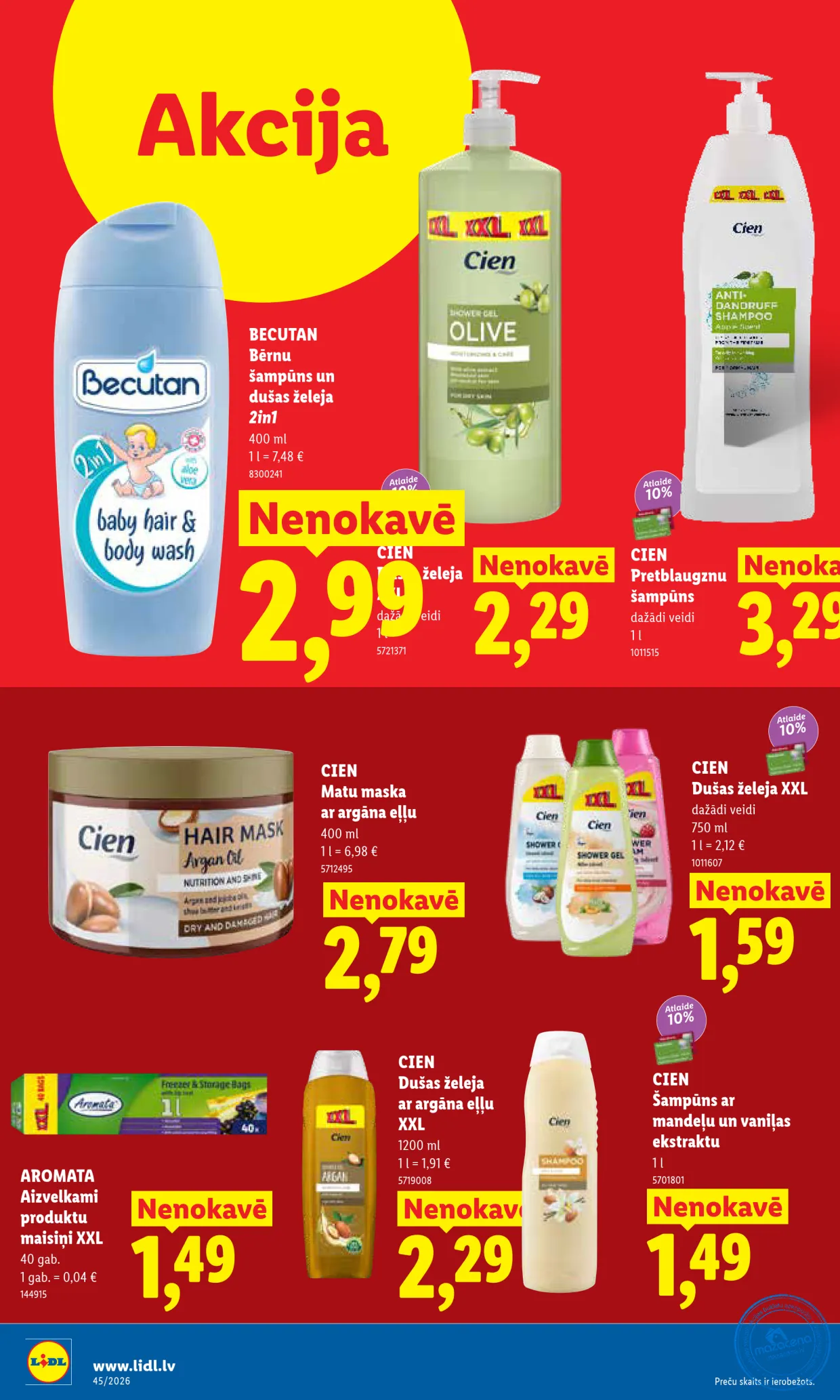 Lidl акционный буклет 02.11.–08.11.2026, 18. lapa