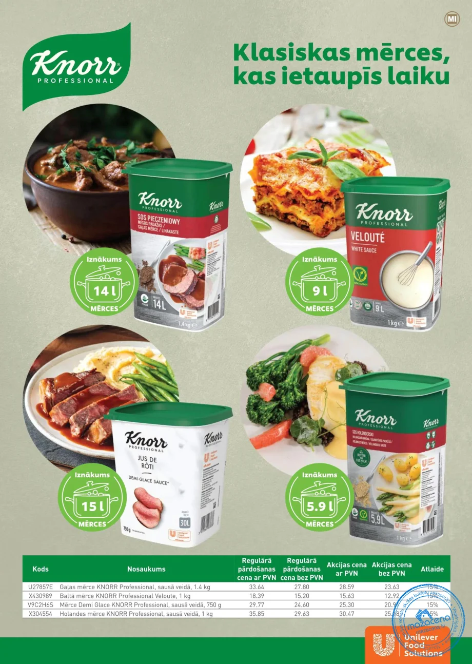 Буклет Promo Food Service 01.10.–02.11.2026, 5. lapa