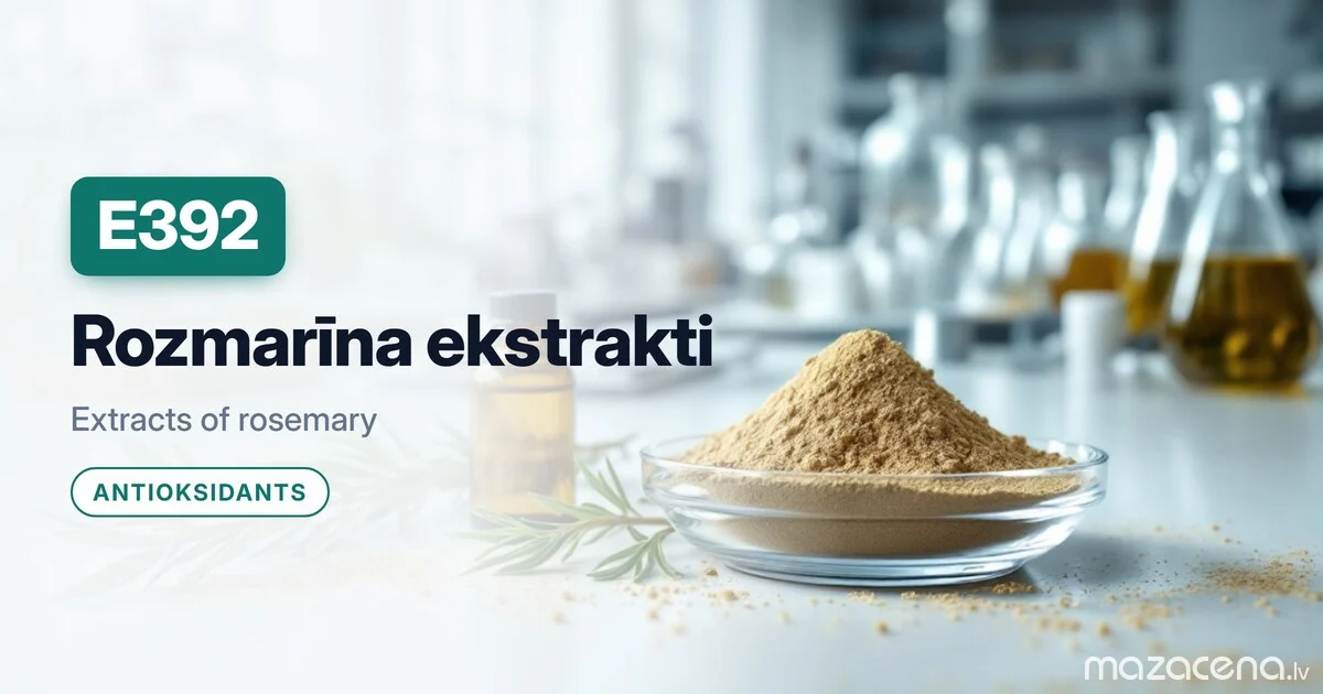 E392 экстракты розмарина: природный антиоксидант для жиров