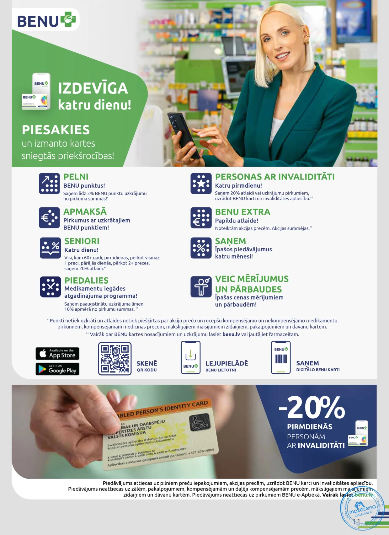 BENU Aptieka акционный буклет 01.11.–30.11.2026, 11. lapa