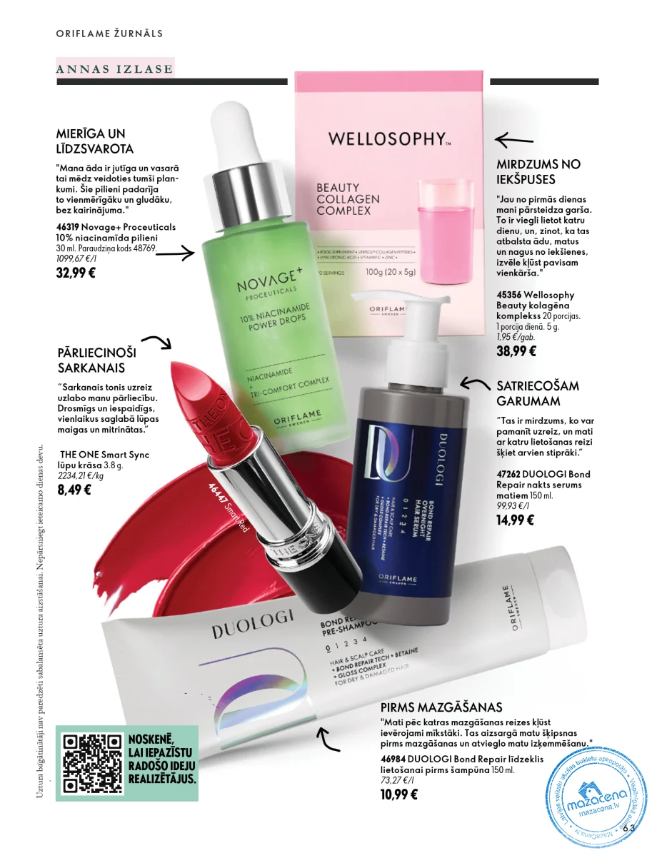 Oriflame Katalogs 07.10.–17.11.2026, 63. lapa