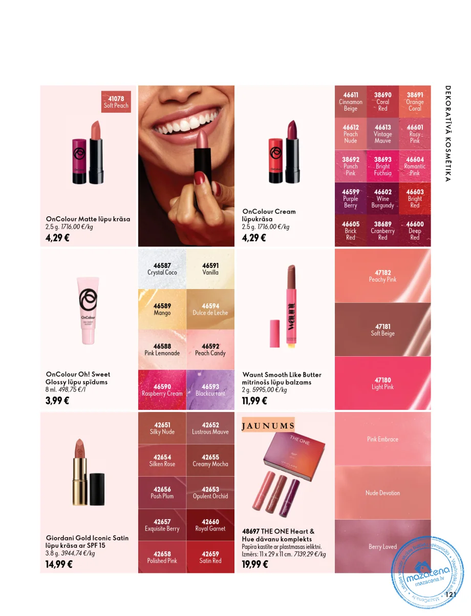 Oriflame Katalogs 07.10.–17.11.2026, 121. lapa