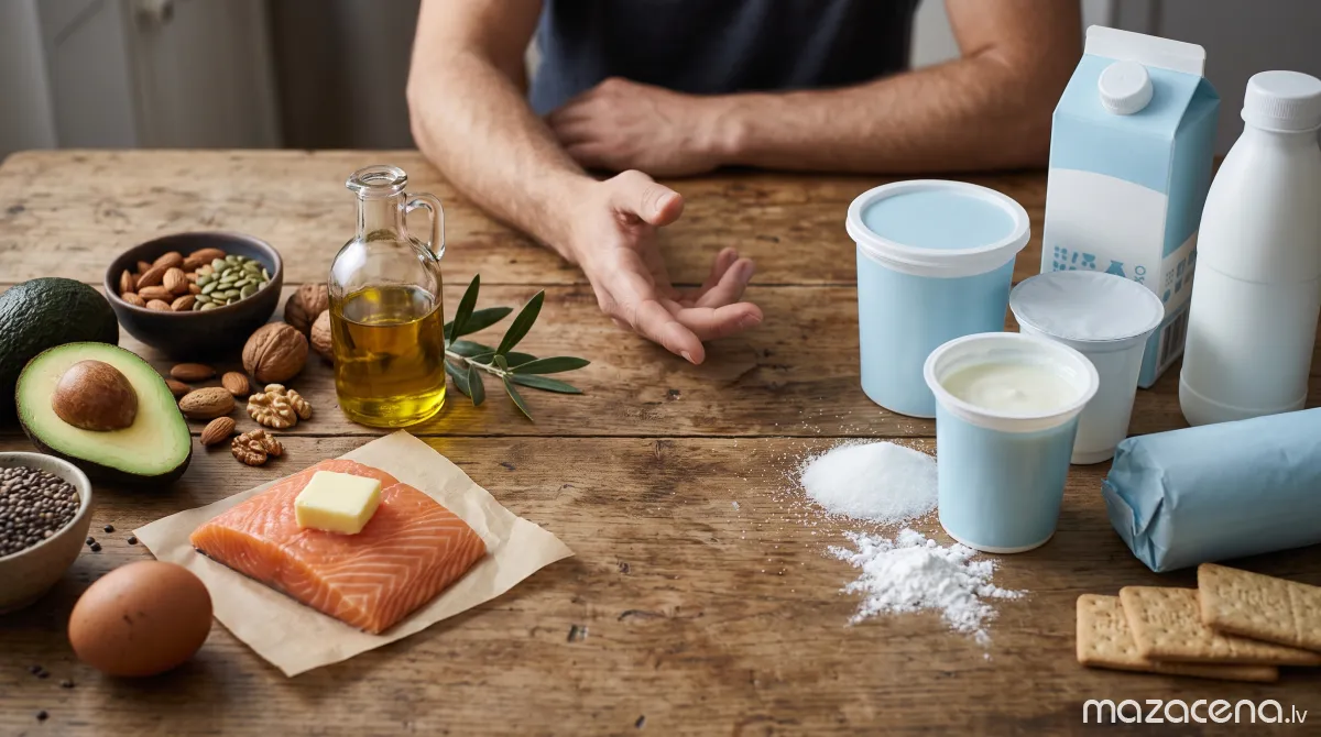 Produkti ar zemu tauku saturu ir tik veselīgi?